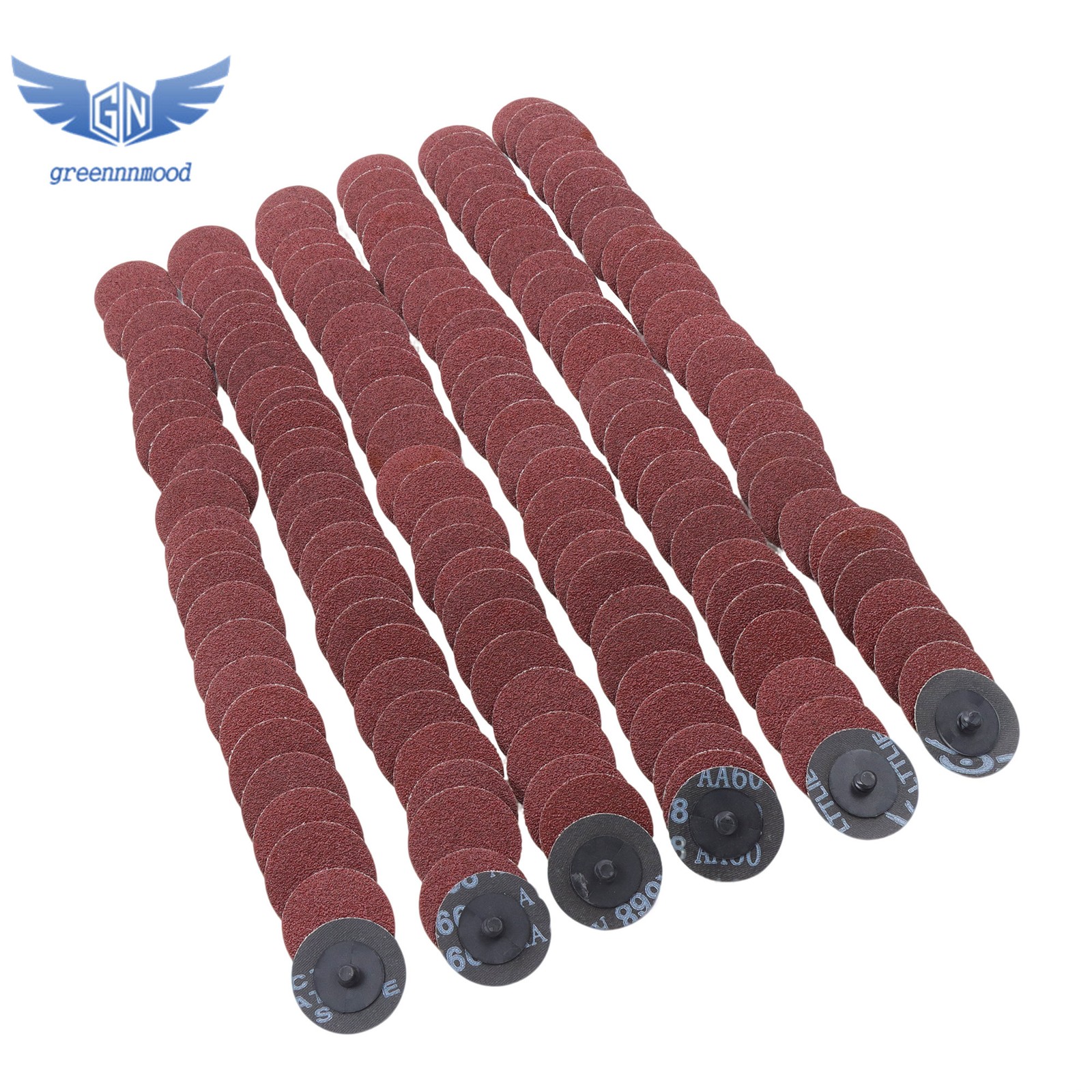 150 Pieces 2 Inch Sanding Discs 60 Grit Twist lock Die Grinder Sanding Disc