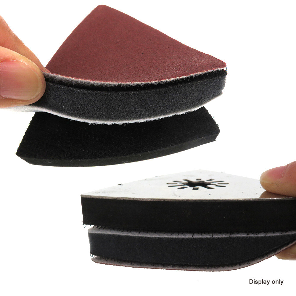 80mm Sanding Pad MultiTool Triangle Backing Pad Sander Attachment Pad Hook Loop