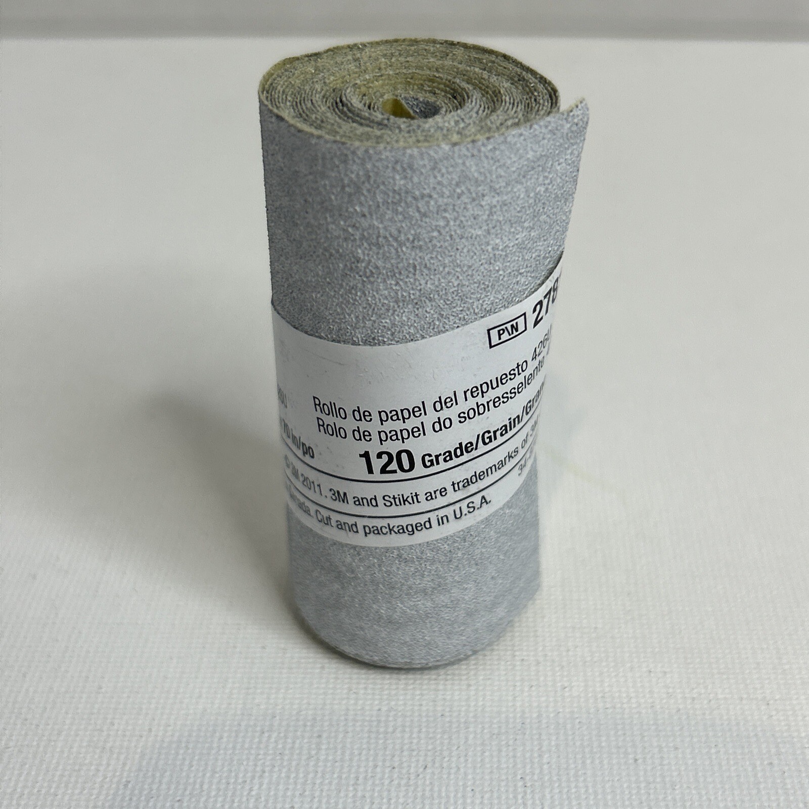 10x Rolls 3M Stikit Sand Paper Refill 120 Grit 2 1/2”x70” 63,5 mm X 1,78 m
