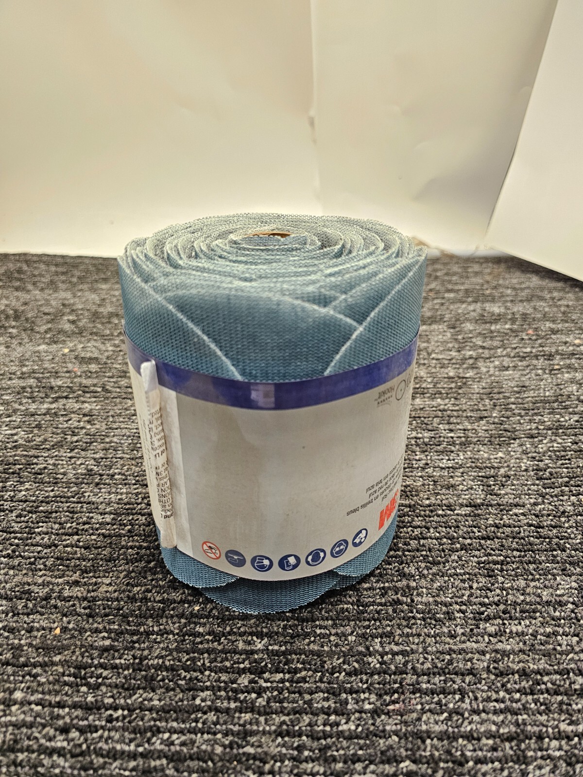3M 36422 100pc Blue Net Disc Roll 6 in 150+ Grade Virtually Dust-Free Abrasive