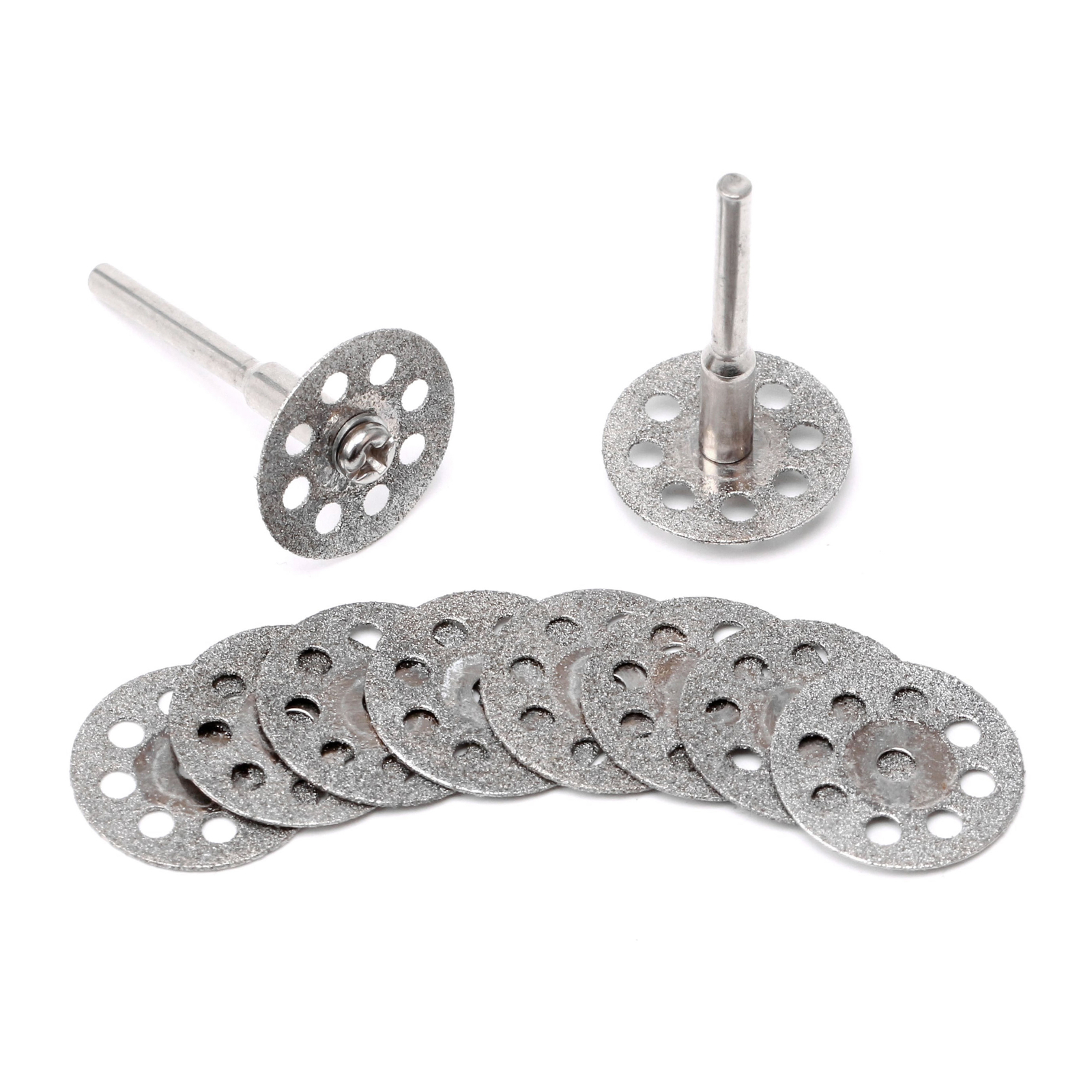 10Pcs 20mm 3/4″ inch Diamond Cutting Wheel Rotary Blades Cut-off Disc Shank 1/8″