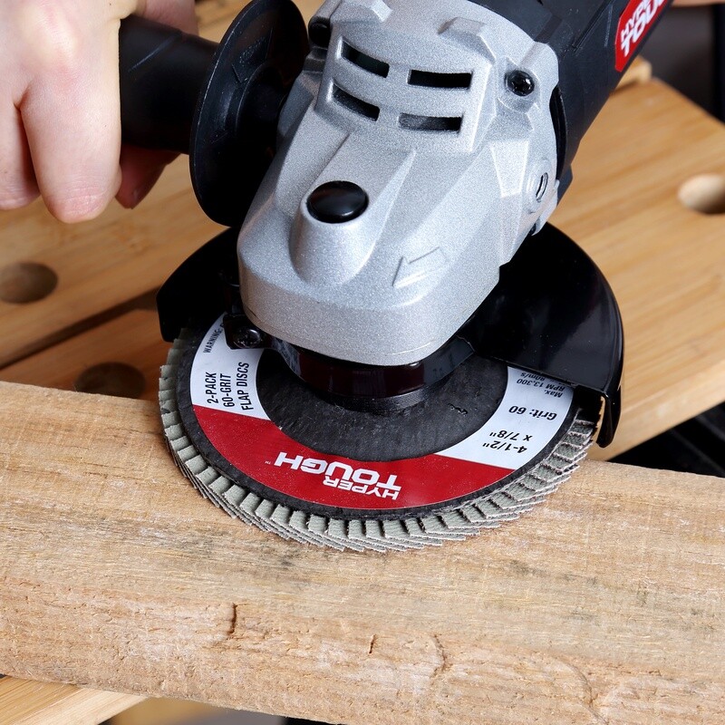 80 Grit Flap Discs 4 Pack Abrasive Material Angle Grinders Multi-Purpose Use