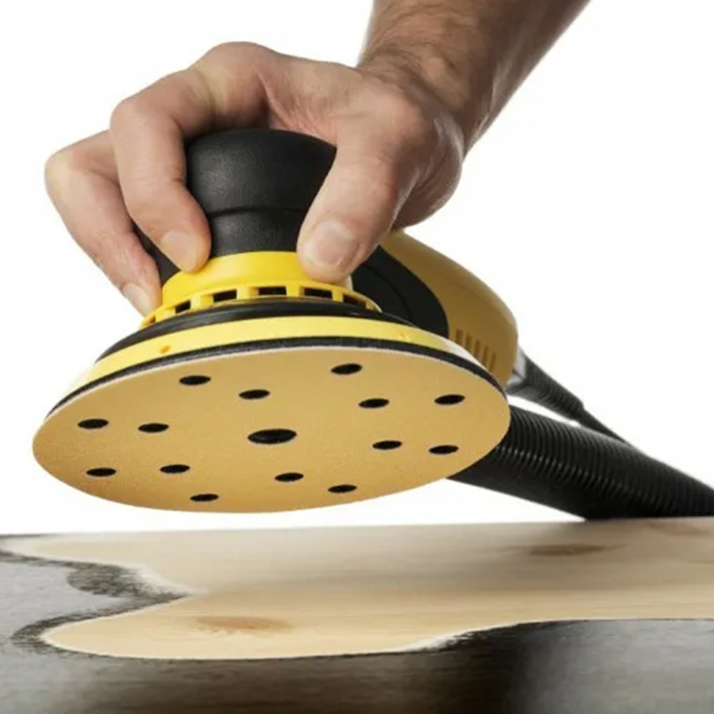 100-PACK 5/6 inch Sanding Discs 8-Hole Hook Loop Sander Orbital Sandpaper 40-800