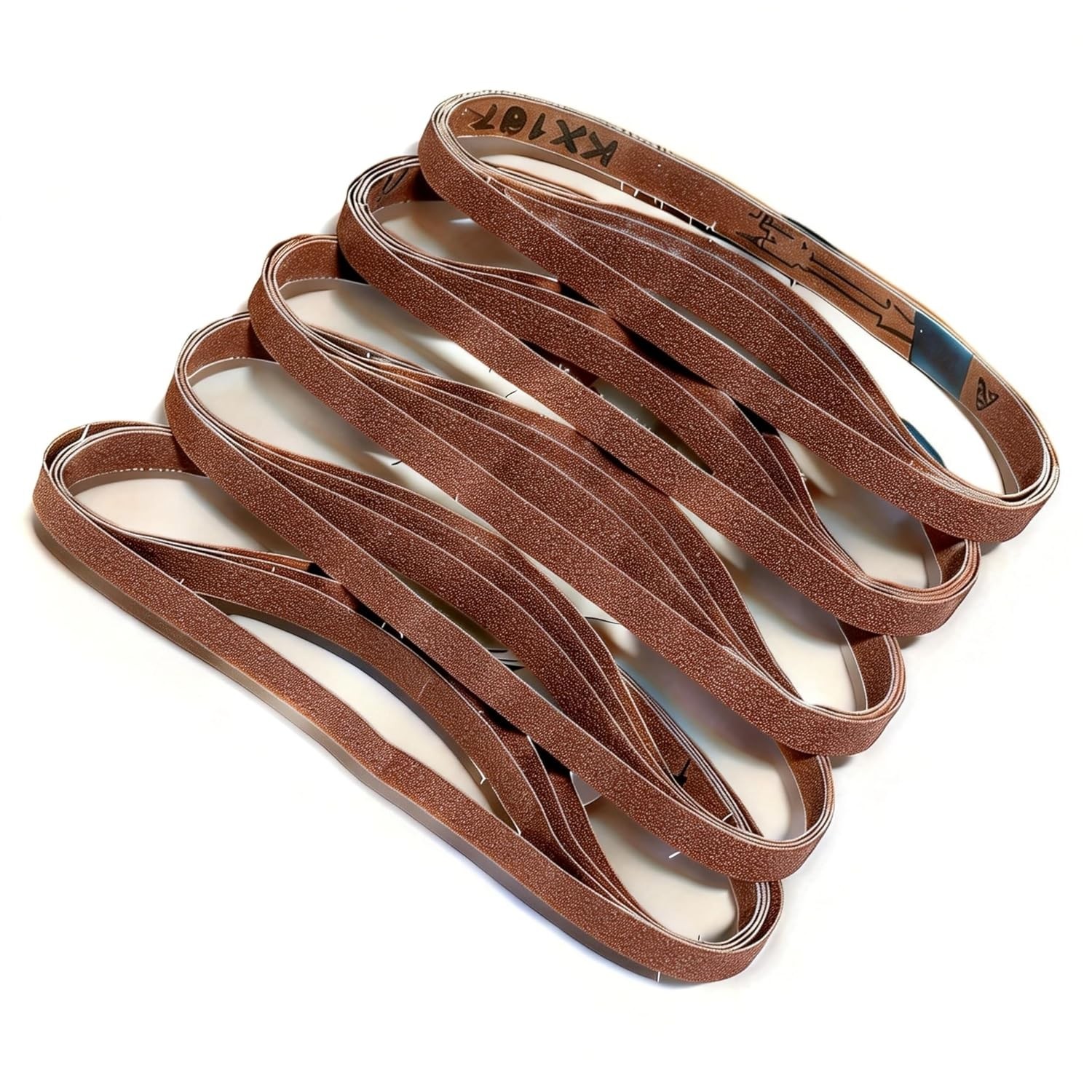 Efficient 20-Piece Sanding Belt Set 1/2 x 18 – Perfect for Wood & Metal Projects