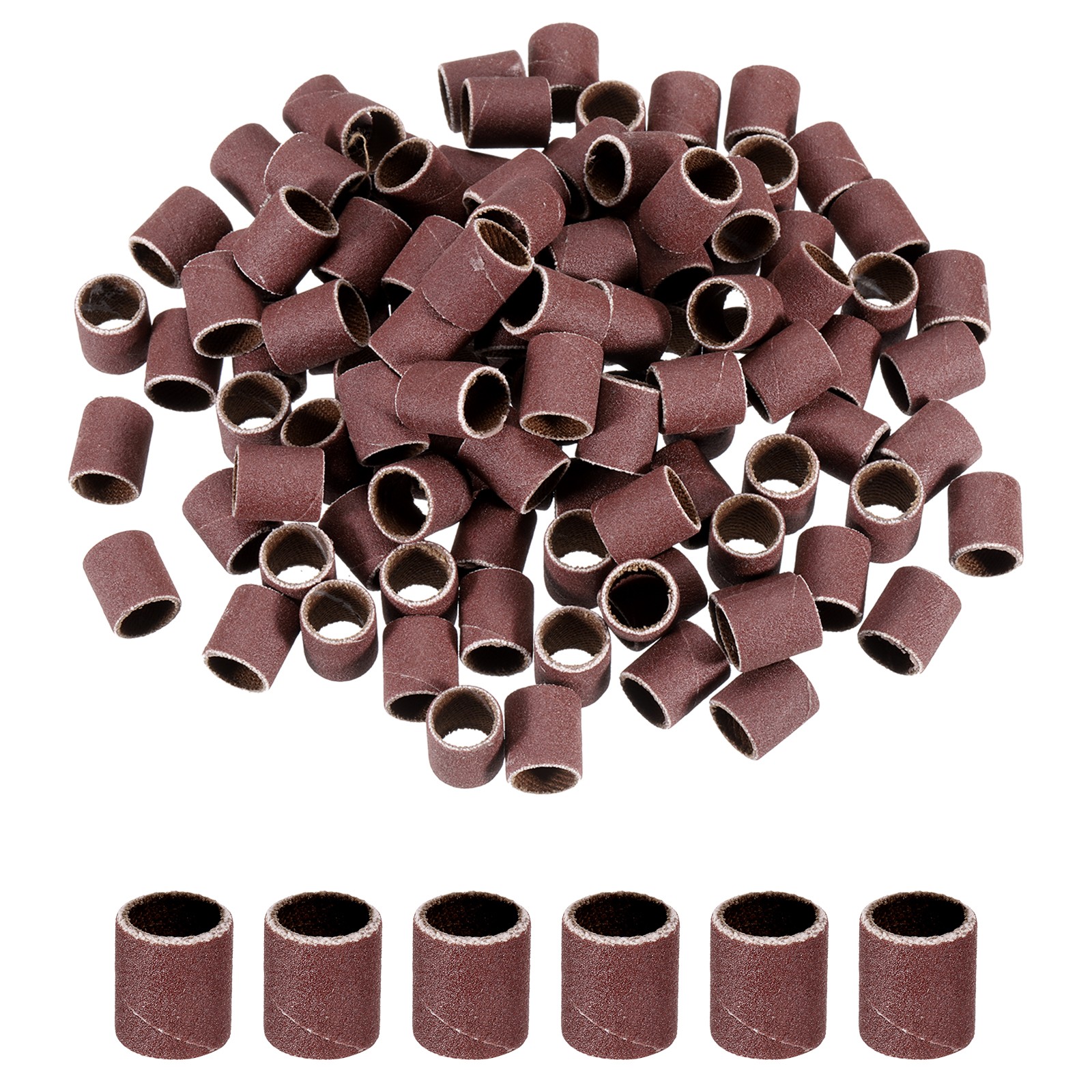 200pcs Sanding Drums 3/8 Inch Grit 400 Sanding Sandpaper Mini Sanding Sleeves