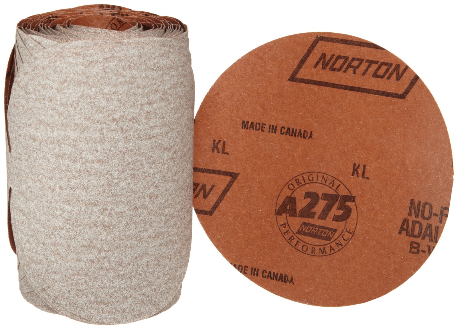 Norton 662611-31458 Abrasive Disc 5″ P240 Psa A275 100/roll (66261131458)