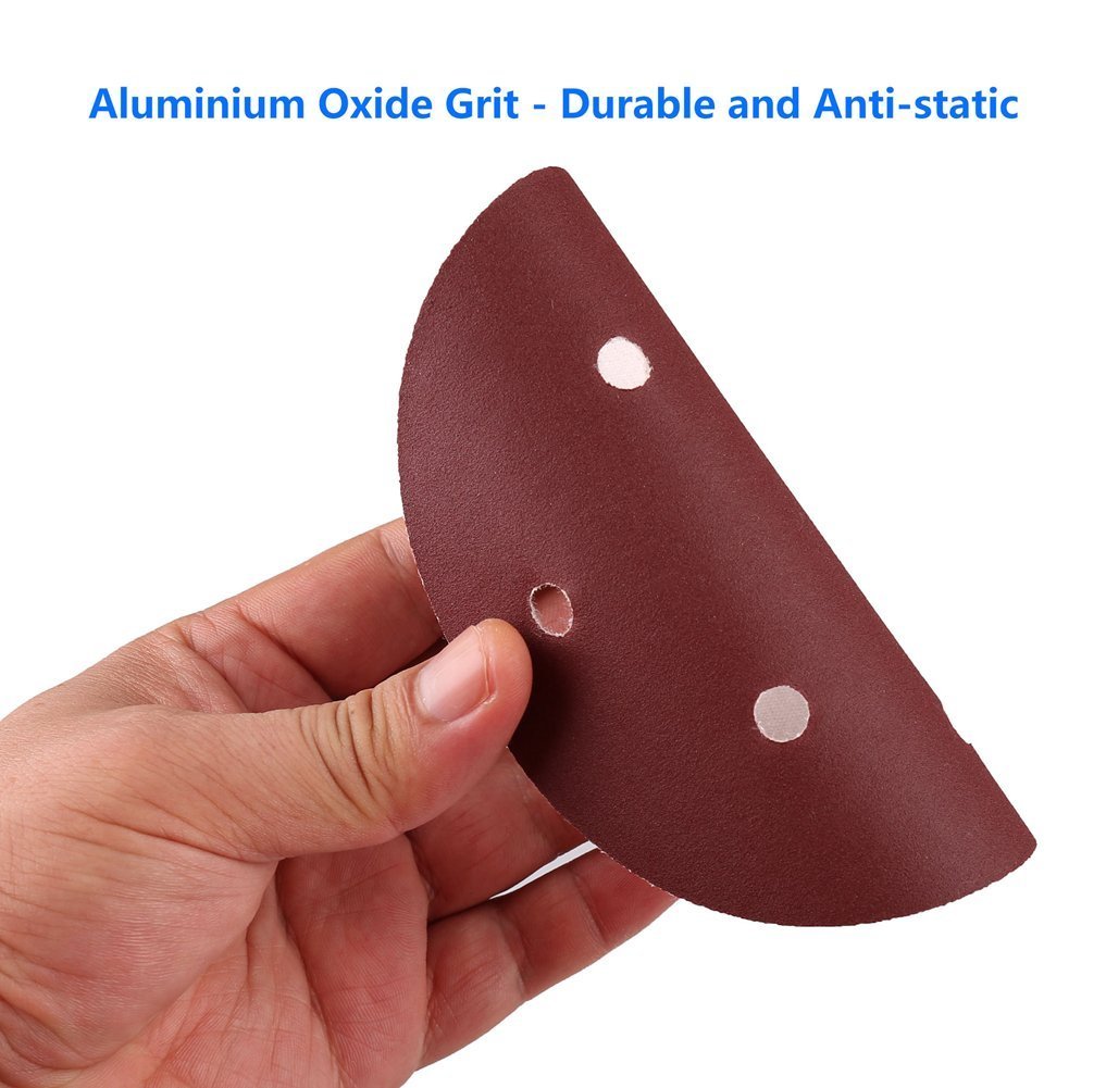 5in 40-1000Grit Sanding Discs For Random Orbit Milwaukee M18 Sander Sandpaper