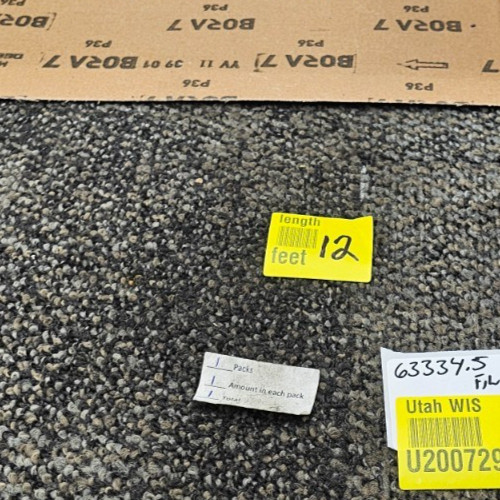 BORA 7 P36 Ceramic Abrasive Sanding Sheet, 12 ft. Long x 13 in Width Grit P36