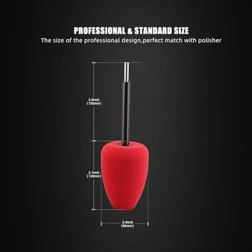 Metal Polishing Tool, Auto Cylindrical Metal Red Cylindrical Polishing Ball