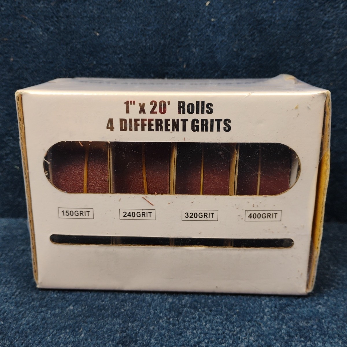 Emery Cloth Sandpaper Roll 4 Different Grits Coarse To Fine Grinding Polishing