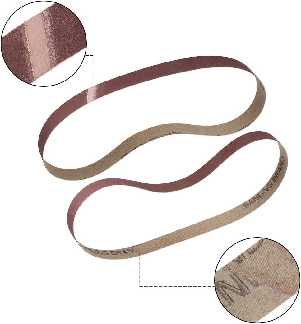 Durable 1″ x 30″ 800 Grit Sanding Belts – Perfect for Wood and Metal Finishing