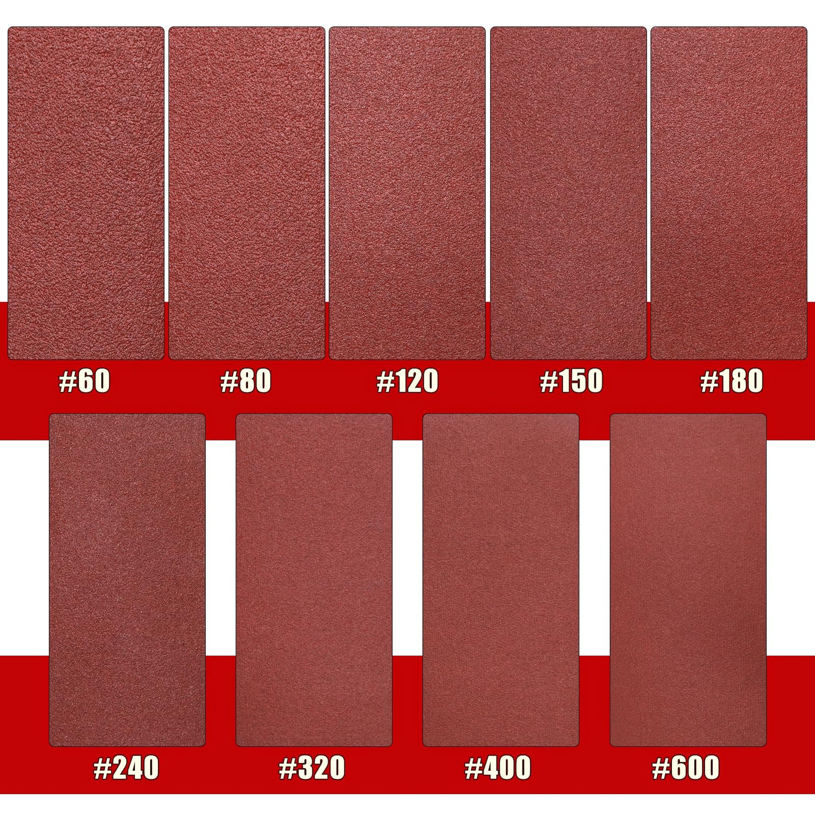 400 Grit Sandpaper Roll, 4 Inch x 32.8 Feet 10 metres x 100 mm Cutting Length