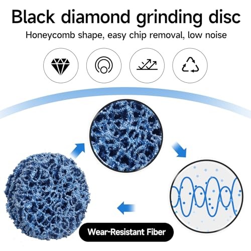 104Pcs Sanding Discs Set, 2 Inch Die Grinder Sanding ZP 2inch hybrid 104Pcs