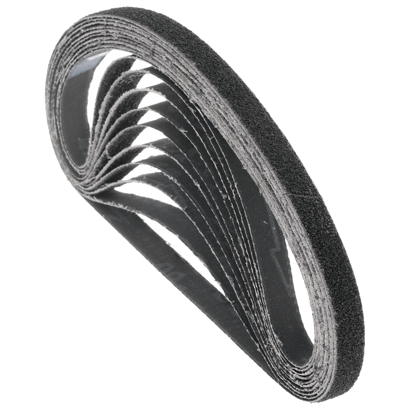 10Pack Sanding Belt, 3/8 x 21 Inch 60 Grit Silicon Carbide Abrasive Belt