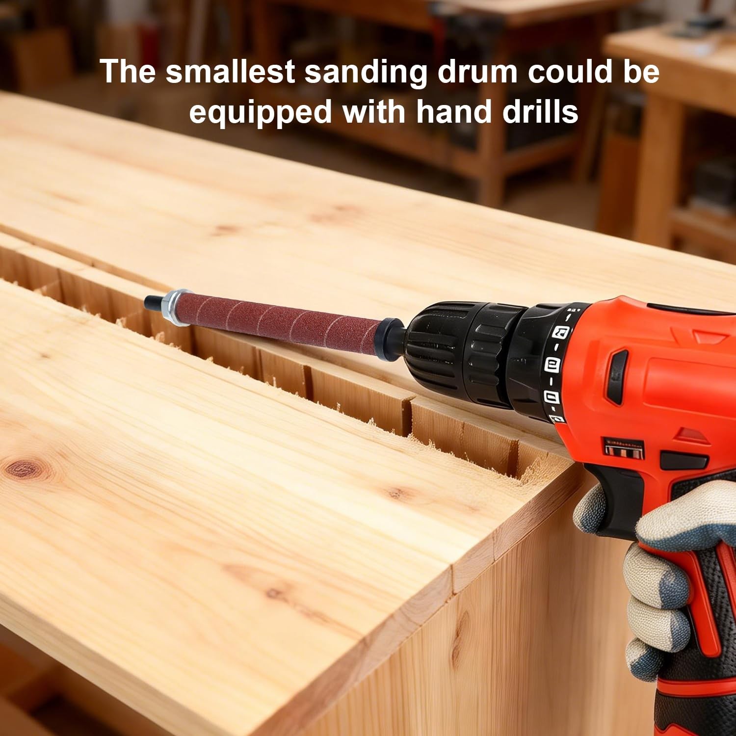 Scottchen PRO 4-1/2 Drill Press Sanding Spindle Kit,Spindle Sander Drum Kit