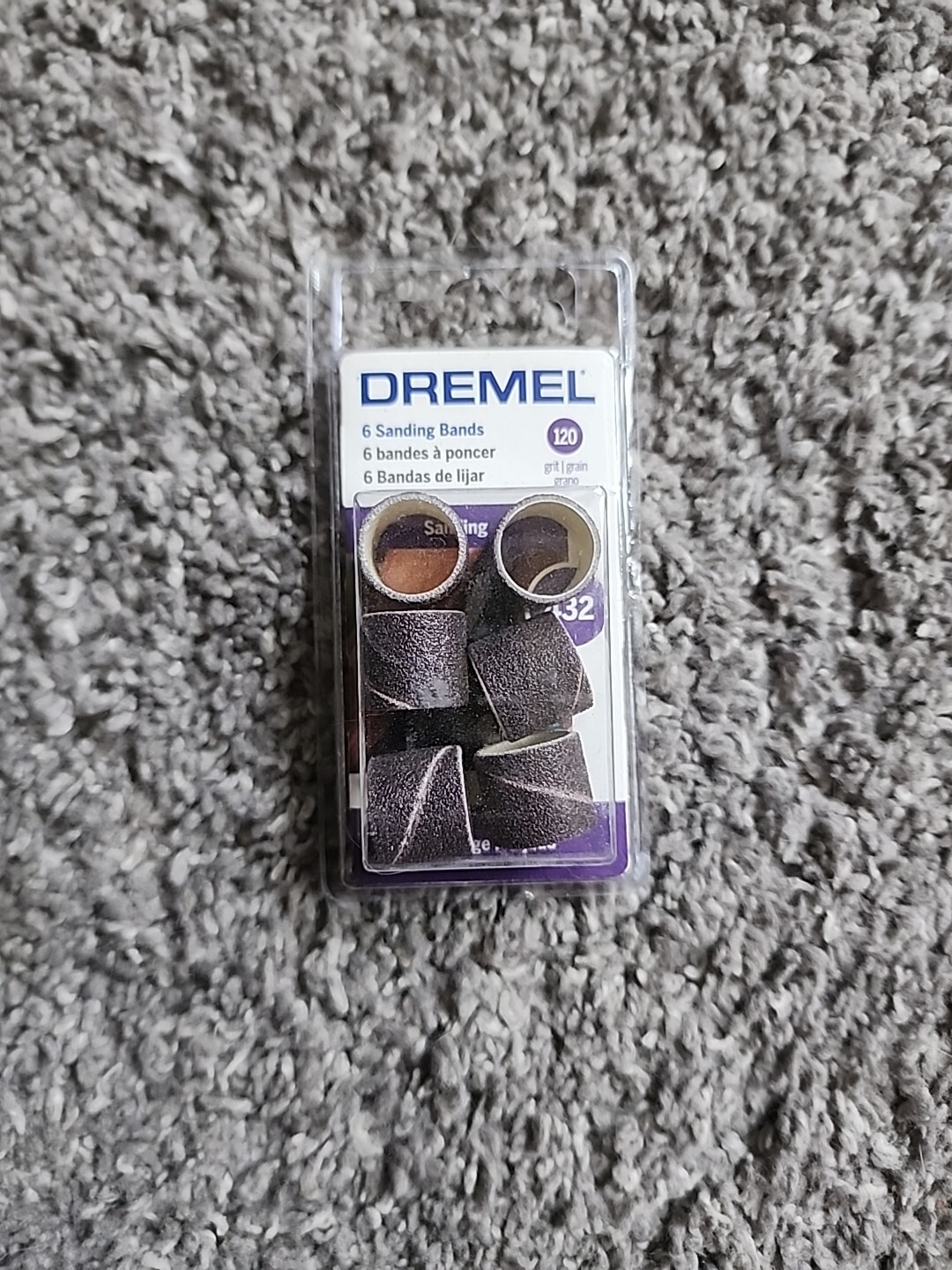 Dremel Sanding Bands, 6ct 120 Grit