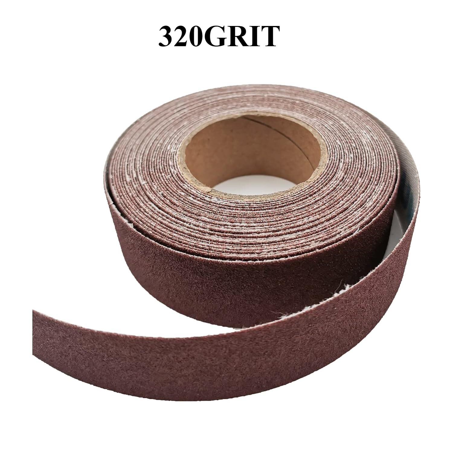 1Roll 2″x50 YD Aluminum Oxide Emery Roll 320 Grit Cloth Backing for Wood Sanding