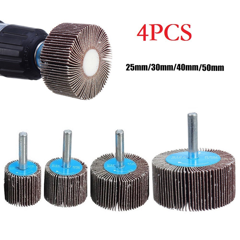 Powerful and Efficient 4PCS Sanding Flap Disc Wheel for Polishing Tasks
