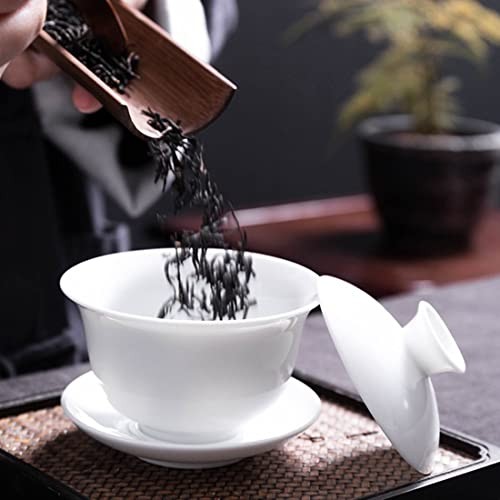 Traditional Gaiwan Tea Set with Lid and Saucer – Classic Chinese Cup
