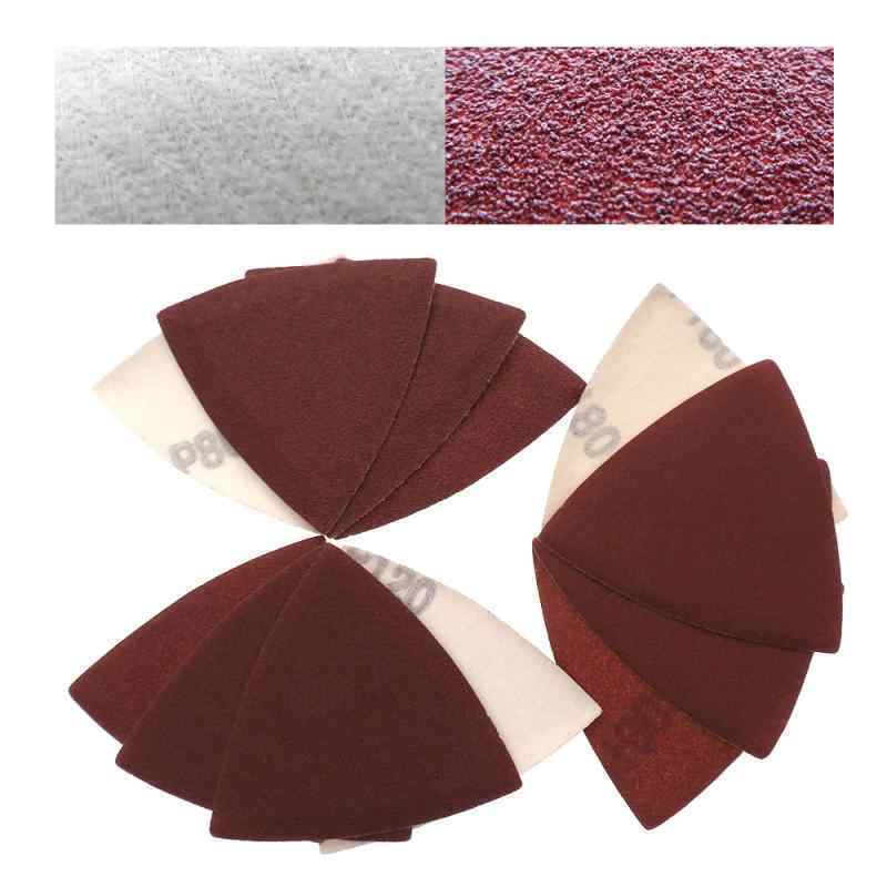 Sanding Sheets Hook & Loop Mouse Sanding Pads Sander Paper Triangle 80mm Discs