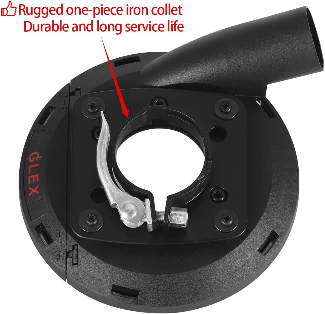 Angle Grinder Dust Shroud 4/4.5/5 Inch Universal Surface Grinder Dust Shroud (12