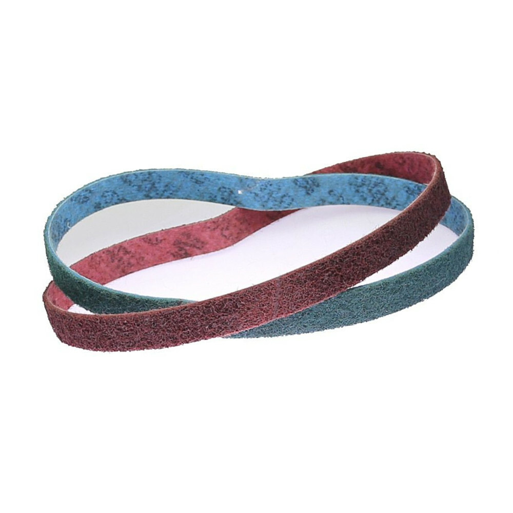 4Pcs 762*25mm Coarse to Fine Non-woven Nylon Stretch-proof Abrasive Sanding Belt