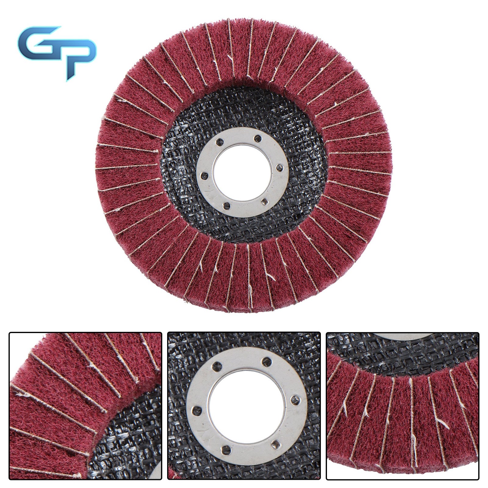 10Pack 120 & 240 Grit Scour Flap Discs 4.5Inch for Angle Grinder (4-1/2″ x 7/8″)