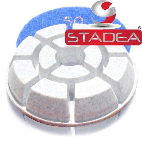 floor polishing pads for concrete stone by – Grit 3000 Pack of 1