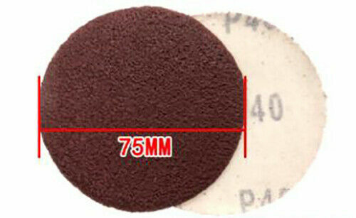 75mm 3 Inch Dia Sanding Disc Precision Polishing Sandpaper 40 to 1000 Grit