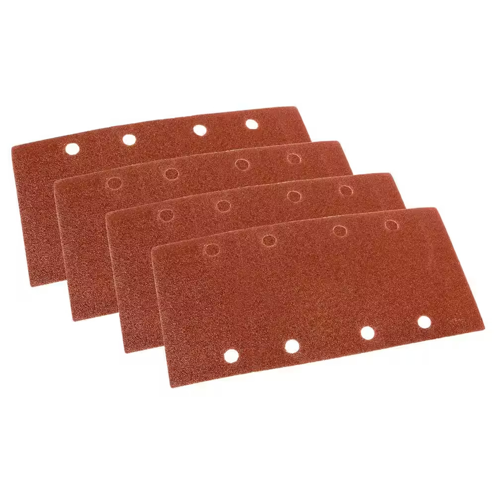 1/3 Sheet Sander Hook-And-Loop Sandpaper Assorted Grits (12-Pack)