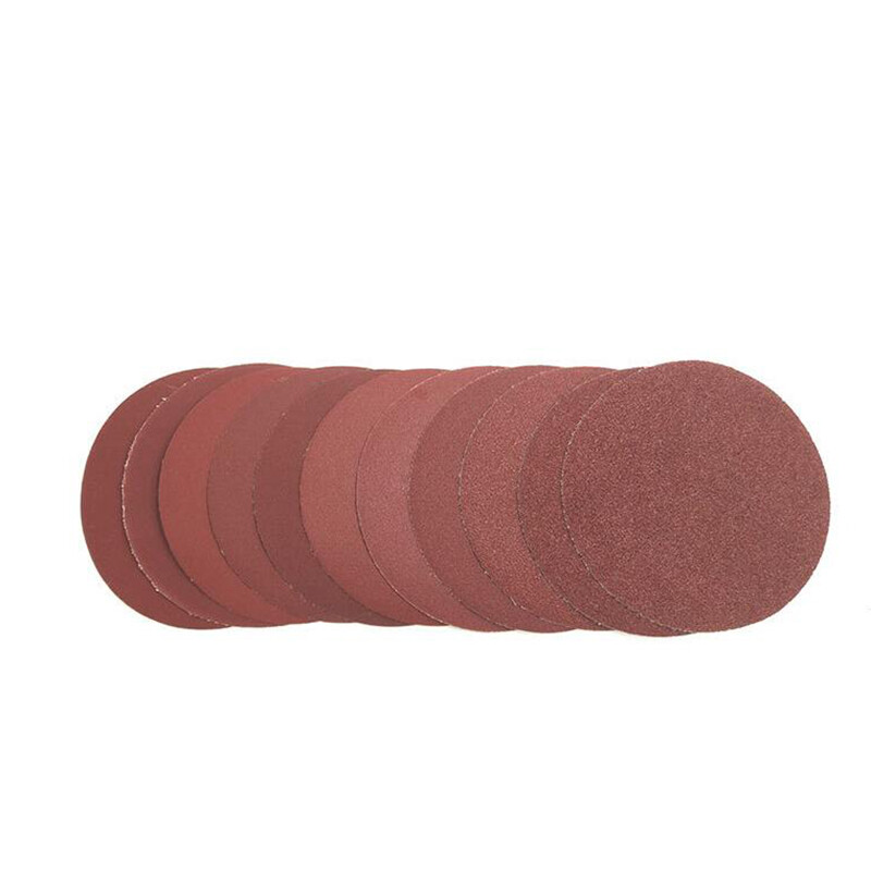 50mm/100mm Dry Sanding Discs 2″ / 4″ Sandpaper Hook and Loop Pads Grit 60-3000