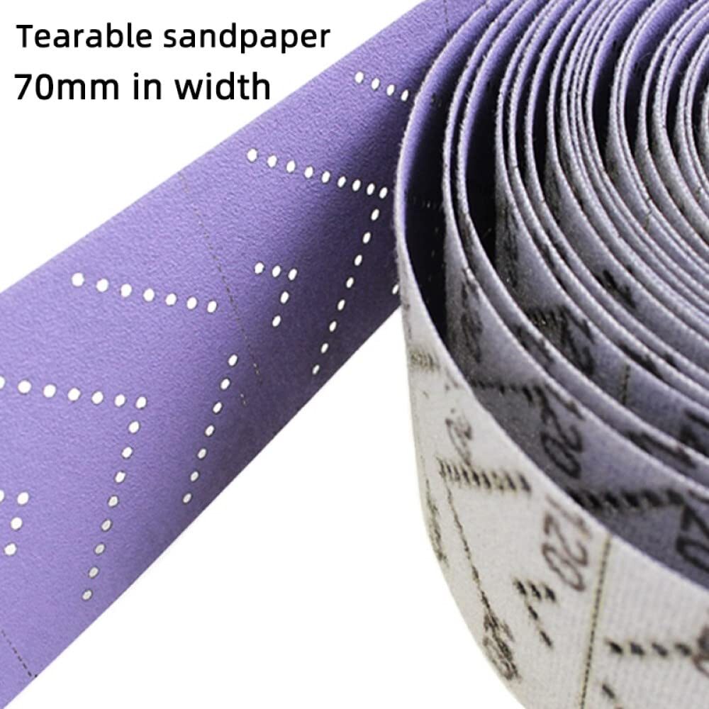 1 PCS 70 mm x 12 m ‎Ceramic Automotive Sanding Roll P80-P400 for Coating Removal