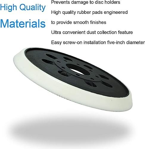 2 Pack 5 Inch 8 Hole Hook & Loop Replacement Sander Pad for 5″ Bosch ROS20VS,