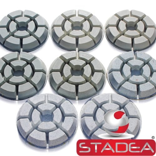 floor polishing pads for concrete stone by – Grit 3000 Pack of 1