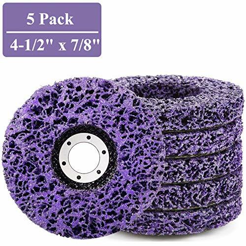 1/2/5Pcs 4.5inch Poly Strip Disc Rust Remover Cleaning Tools For Angle Grinder
