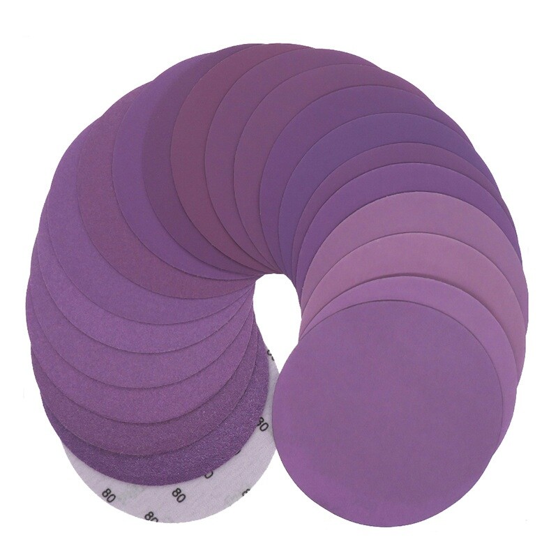 6″ 150mm Wet and Dry Sanding Discs Sandpaper Hook & Loop Pad/Tray Grit 60-10000#