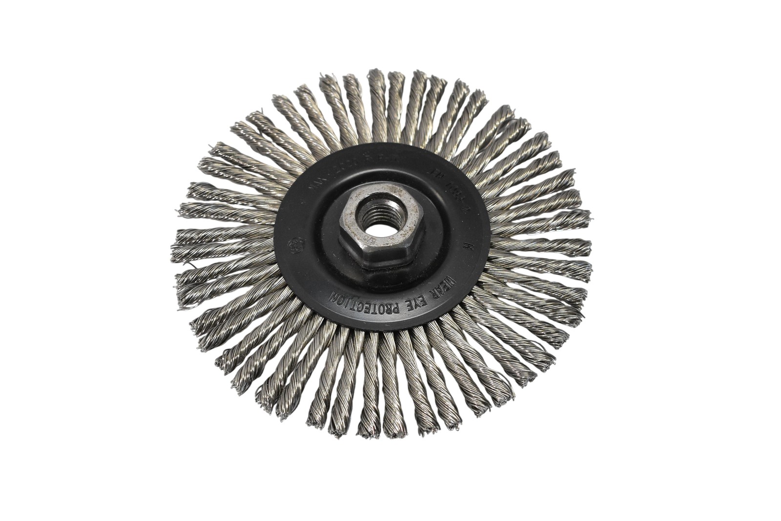 Twist Knot Wire Wheel Brush Angle Grinder Steel 12000 RPM EN 1083-2 Threaded
