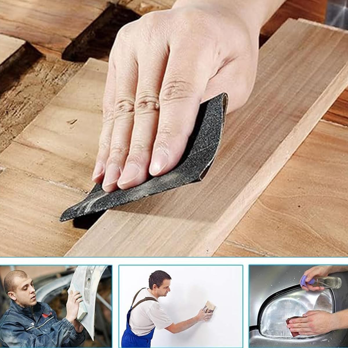 24 Piece Sandpaper Set 2000 to 20000 Grit Wet Dry Abrasive Sheets 9×3.6 Inches