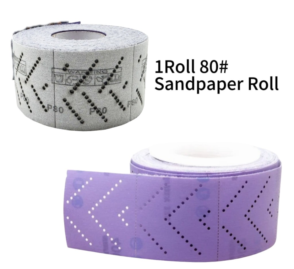 1PCS Ceramic Sanding Roll 70mm x 12m 80 Grit for Automotive Paint Removal