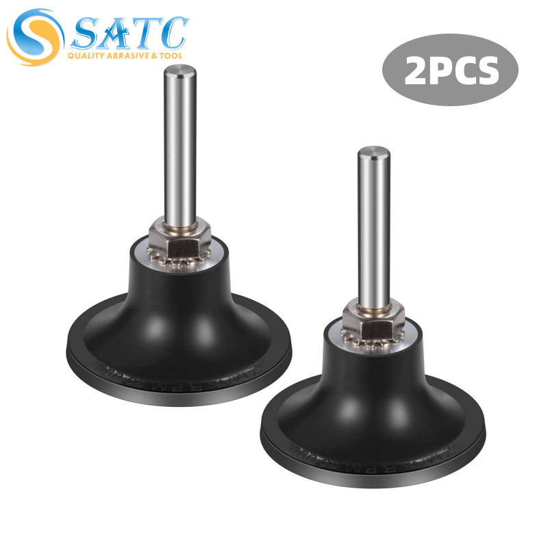 2PACK 2 inch Roll Lock Sanding Disc Pad Holder 1/4″ Shank for Die Grinder Drill