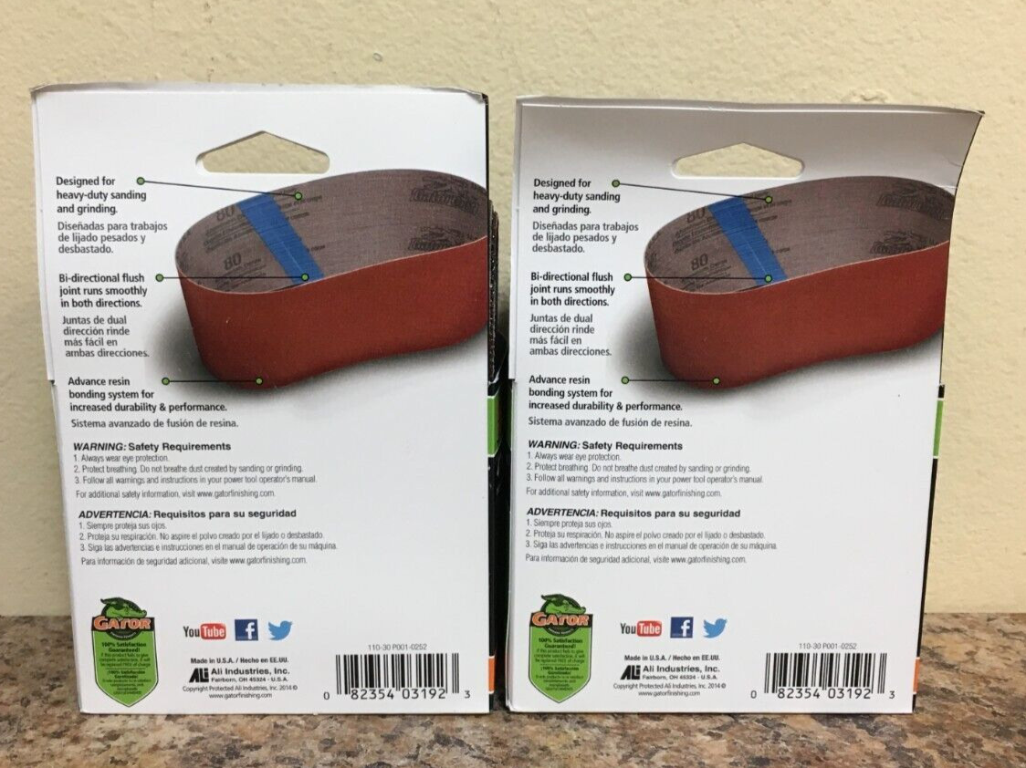 Gator 3192 4 in. X 36 in. Sanding Belt 50 Grit Coarse 1 Pc.