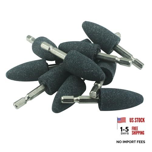 ??????? 10 Pcs 20 mm Bullet Shape Rotary 10 Pcs 20mm Bullet Shape