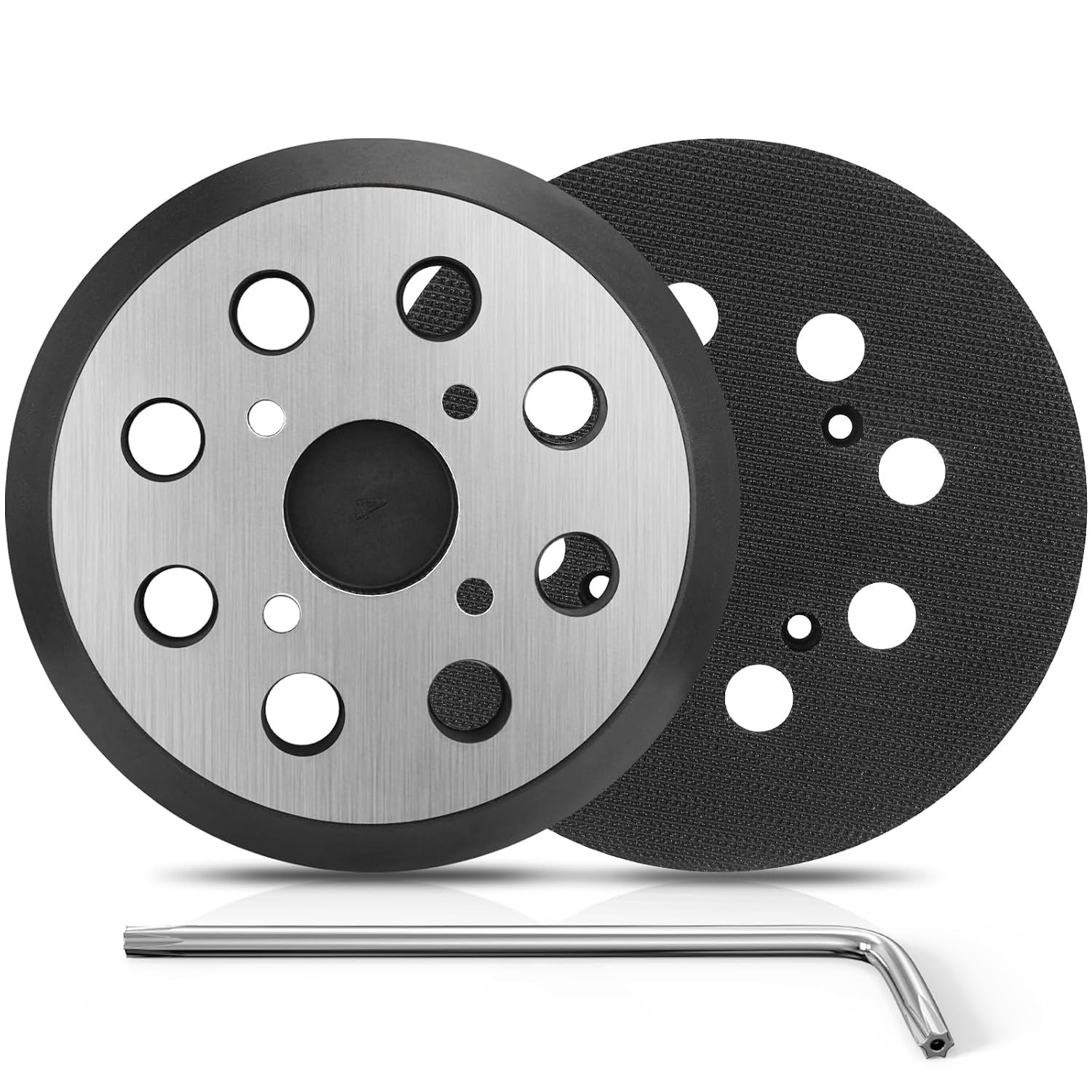 Sander Pad for Milwaukee, 2 Pack 5 Inch 8 Hole Orbital for…