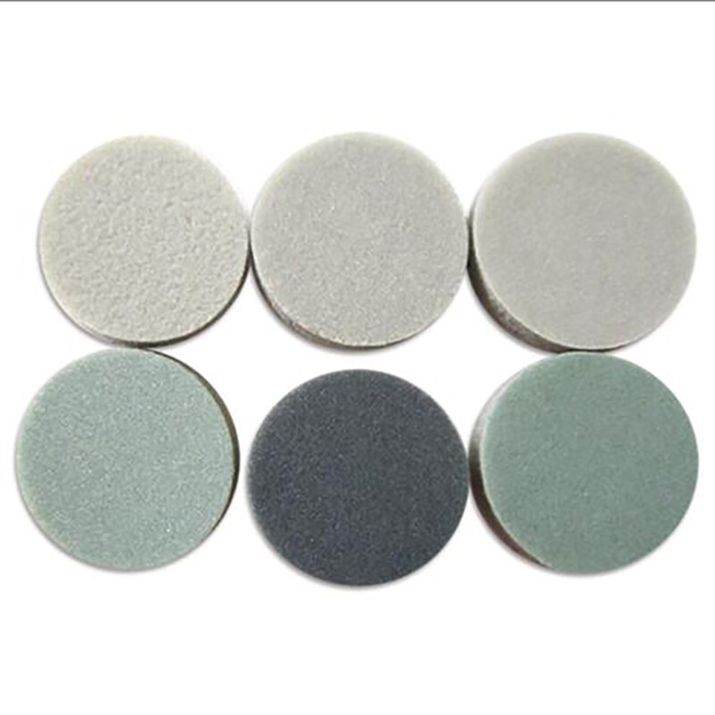30mm Hook and Loop Sanding Discs Sandpaper Wet and Dry 300-3000 Grit Pads Green