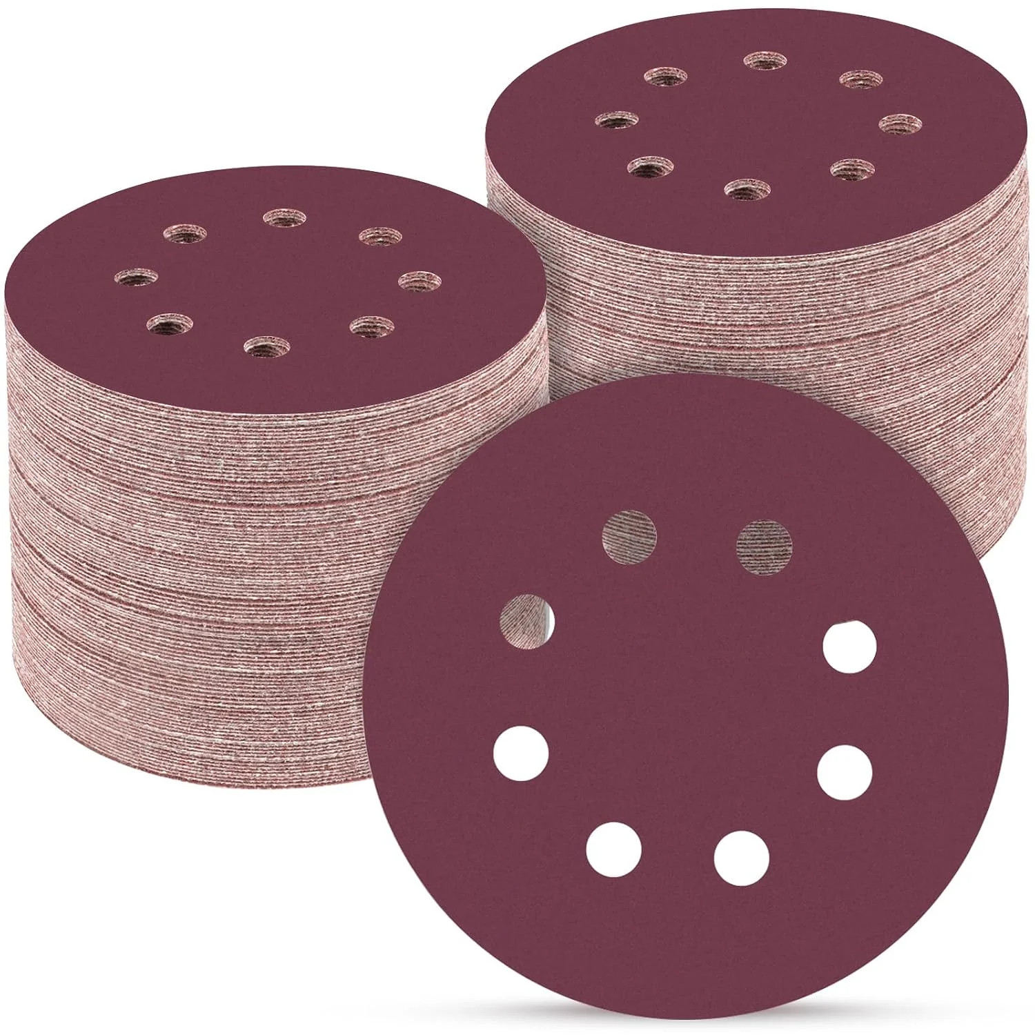 100PCS 5 Inch Sanding Discs 2000 Grit Sandpaper for Orbital Sander | Professiona