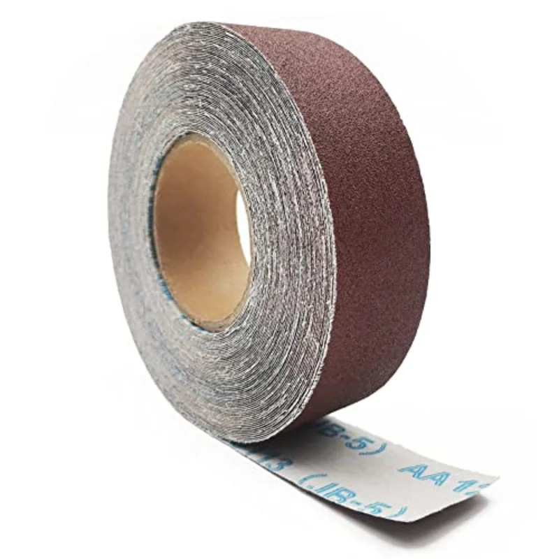 2/6/8 M Sandpaper Roll Continuous Abrasive Ready to Cut Emery Cloth for Drum San