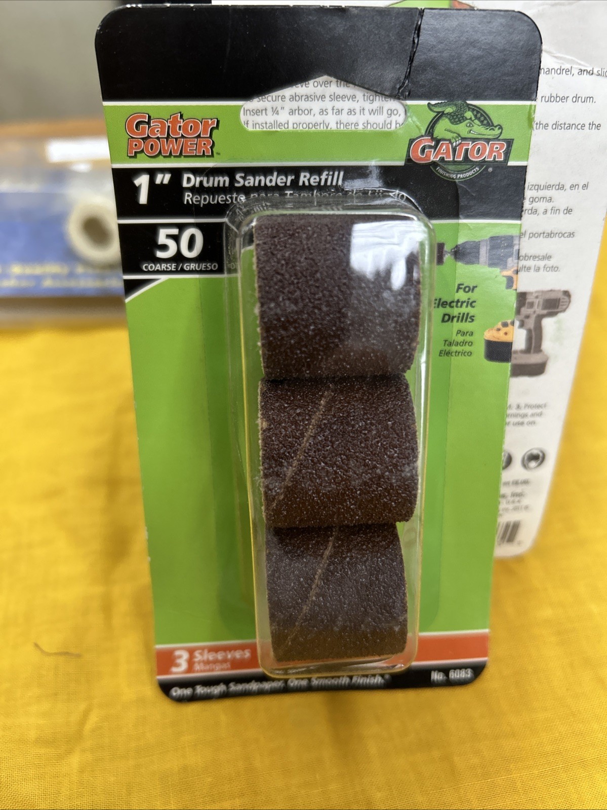 Gator 1” 50 Grit Drum Sanders Aluminium Oxide No6083