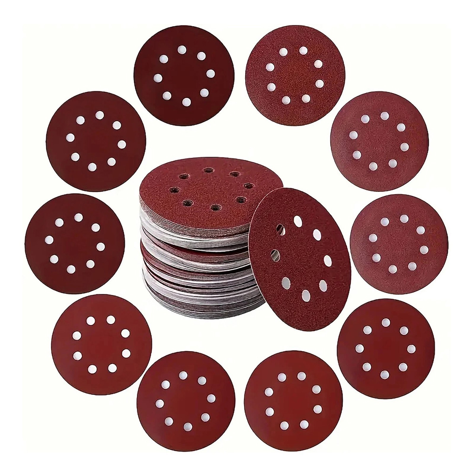 225mm 9″ Sanding Discs 40 – 600 Grit Orbital Sander 8 Hole Pads Premium quality