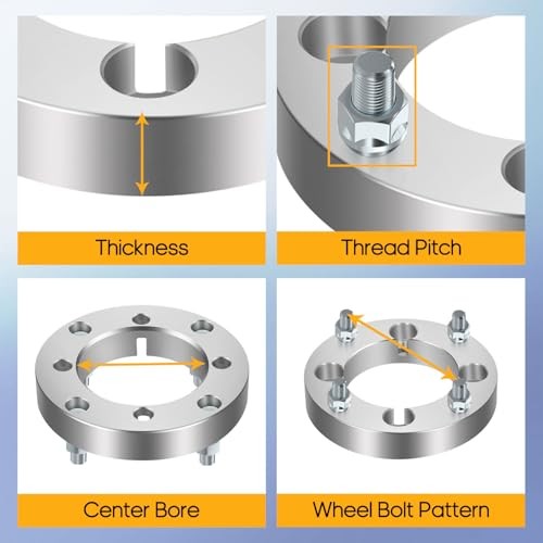4×137 to 4×156 Wheel Adapters 1.25″ for Can-Am Commander Bore 110mm 1.25 inch