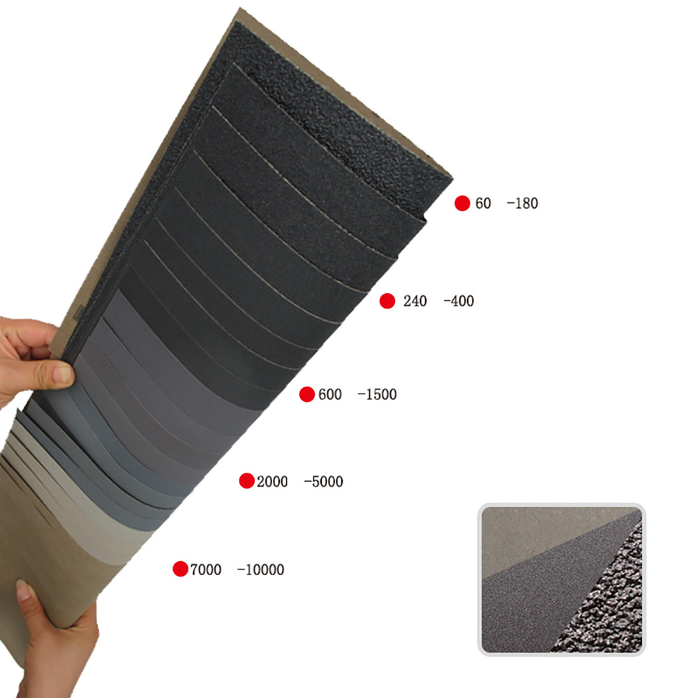 Wet and Dry Sandpaper Sanding Sheets 60-10000 Grit Sand Paper Waterproof Auto
